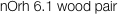 nOrh 6.1 wood pair